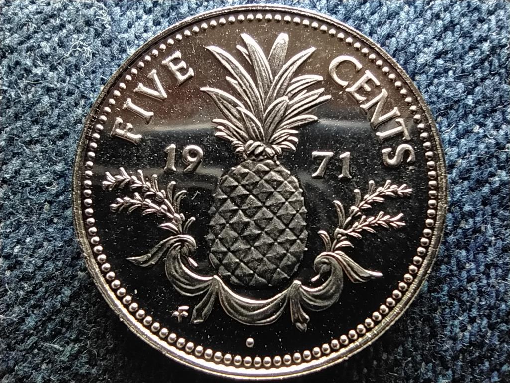 Bahama-szigetek II. Erzs&eacute;bet (1952-2022) 5 Cent