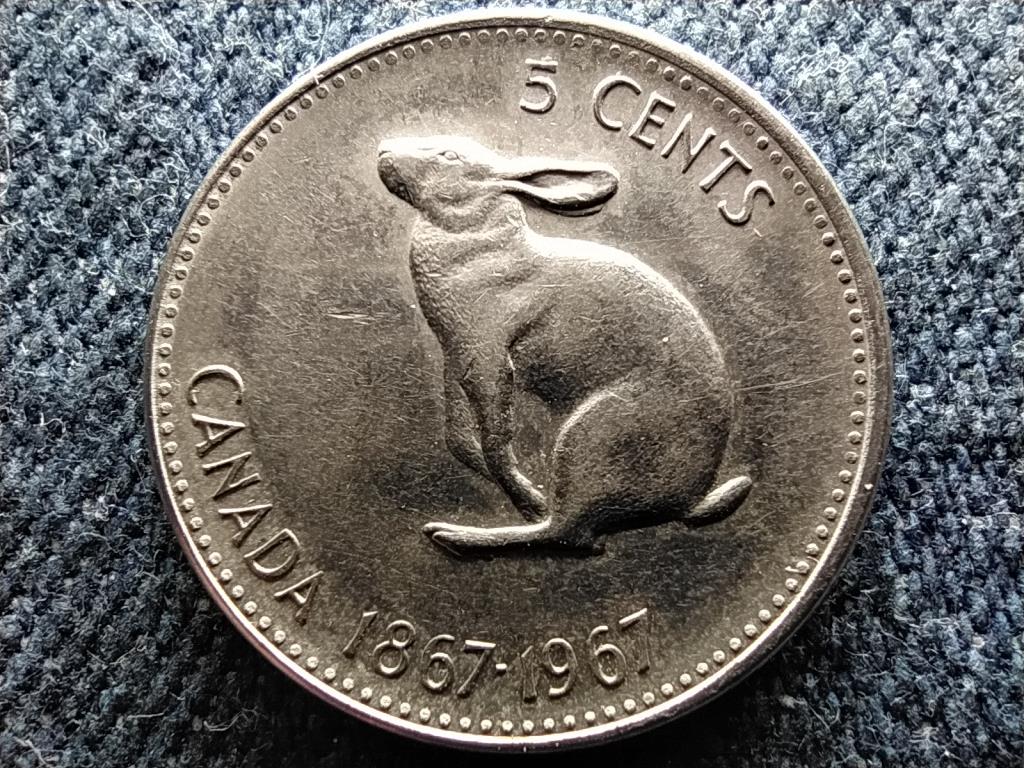 Kanada II. Erzs&eacute;bet 5 Cent