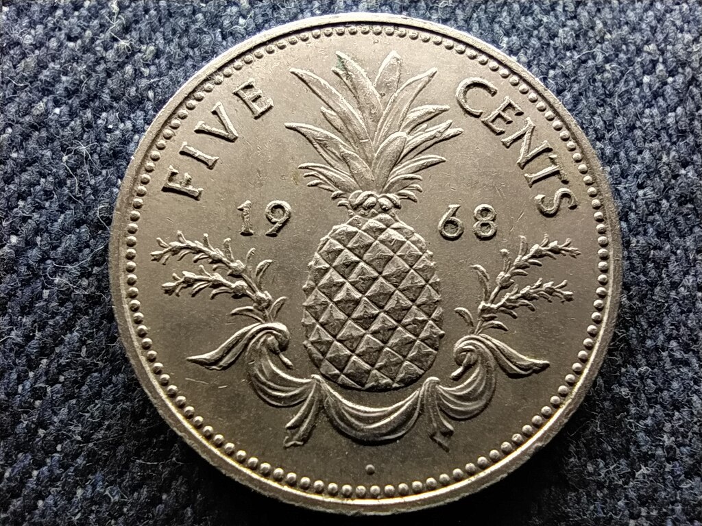 Bahama-szigetek II. Erzs&eacute;bet (1952-2022) 5 Cent
