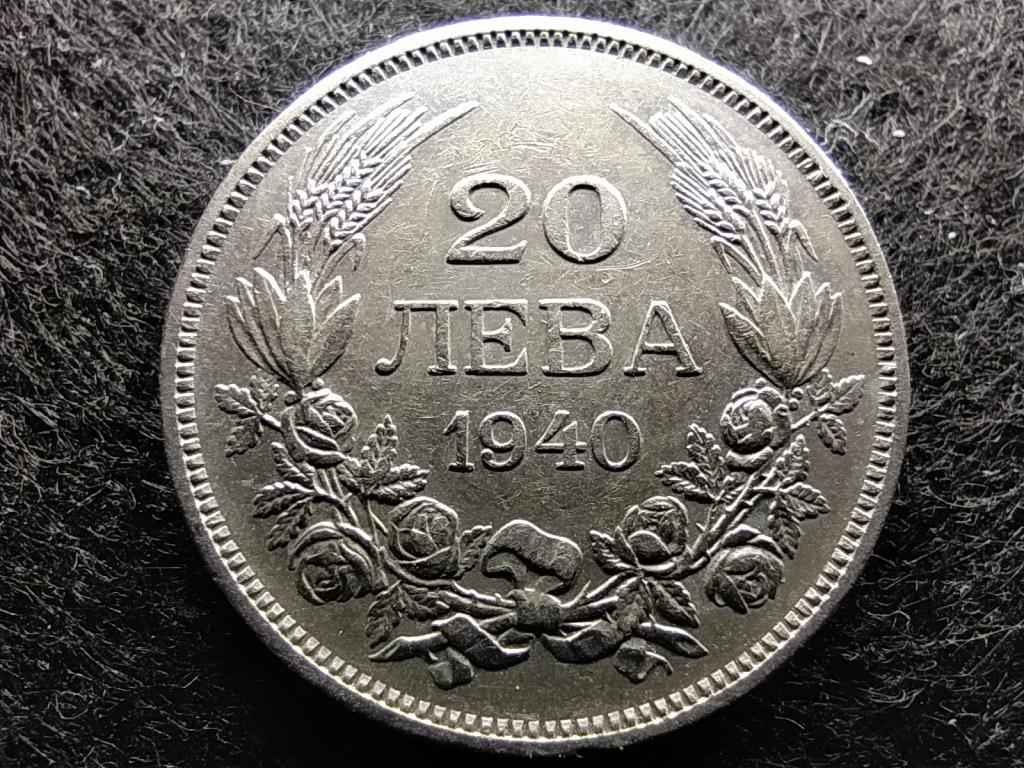 Bulg&aacute;ria III. Borisz (1913-1943) 20 Leva