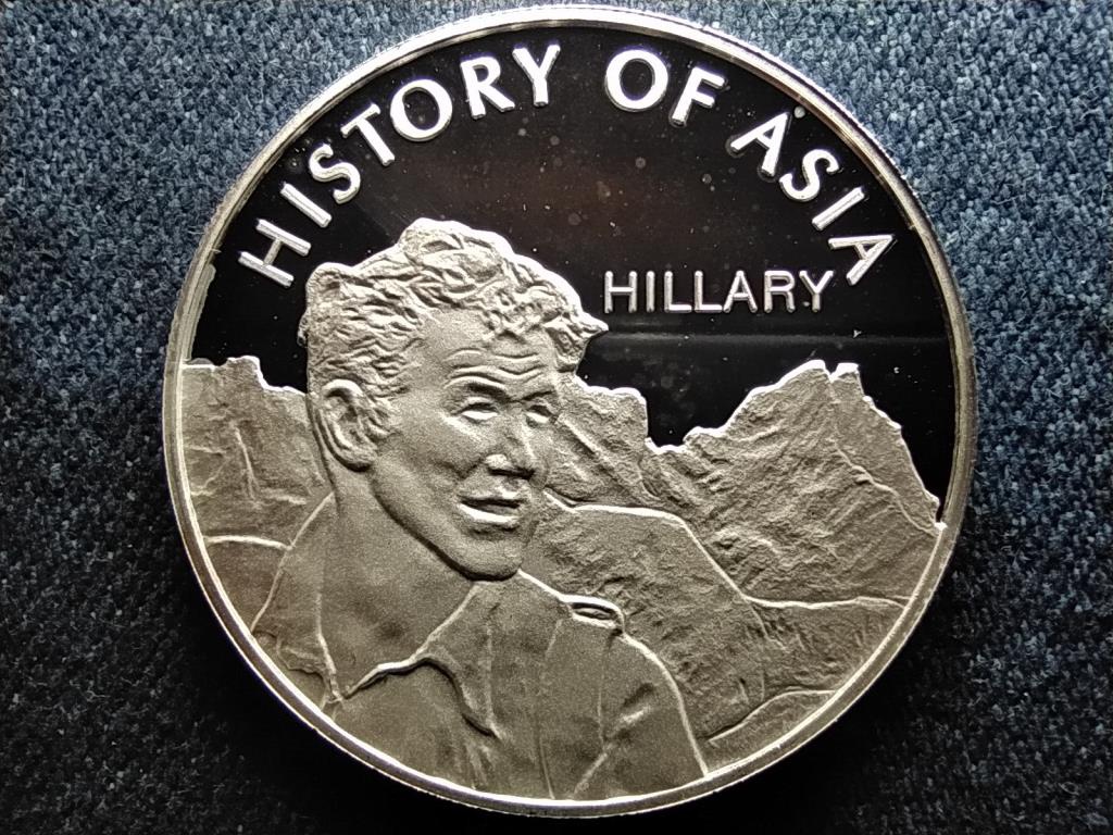 Mong&oacute;lia Hillary .900 ez&uuml;st 1000 Tugrik