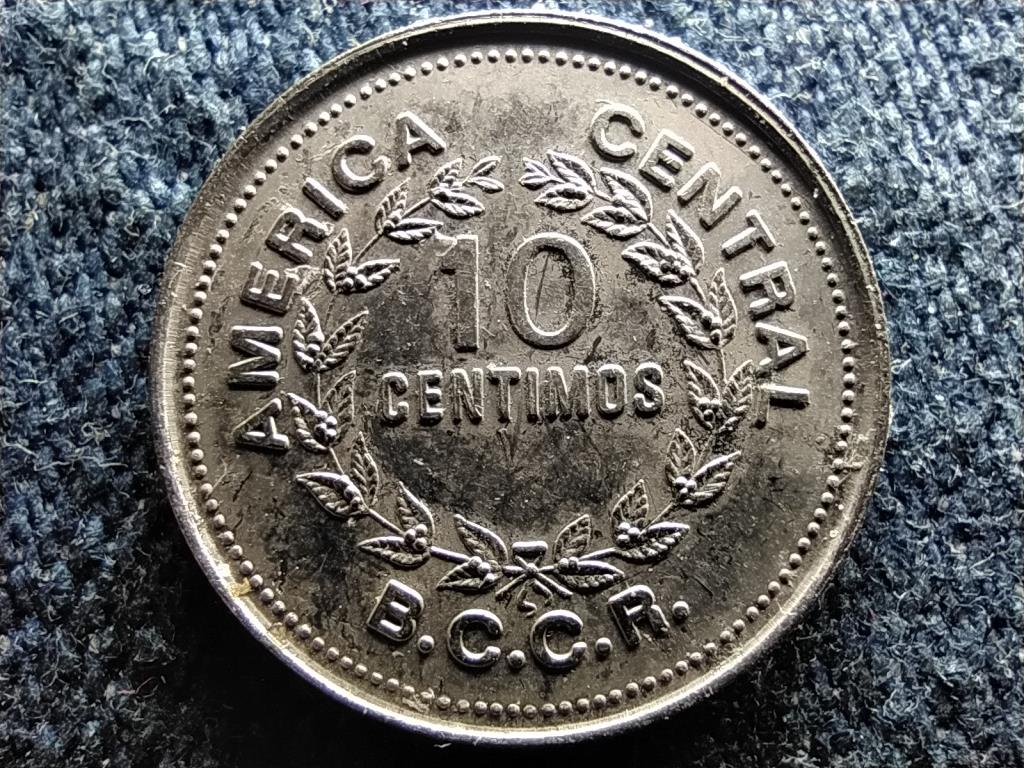 Costa Rica M&aacute;sodik K&ouml;zt&aacute;rsas&aacute;g (1948-0) 10 Centimo