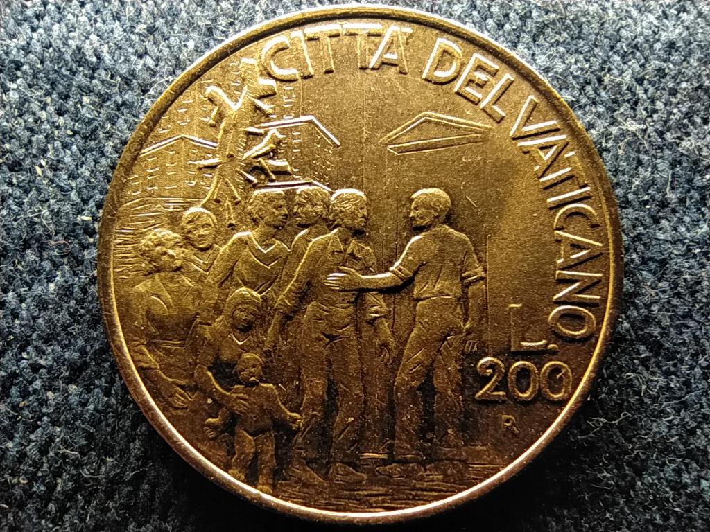 Vatik&aacute;n II. J&aacute;nos P&aacute;l 200 l&iacute;ra
