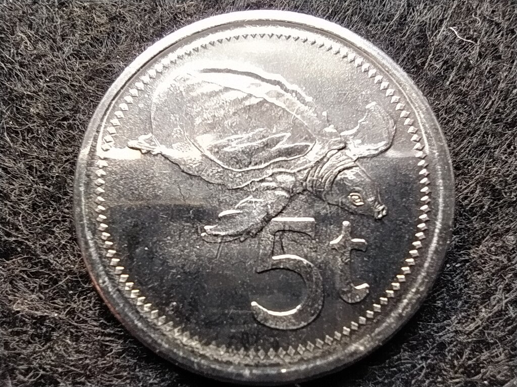 P&aacute;pua &Uacute;j-Guinea II. Erzs&eacute;bet (1975 - ) 5 toea