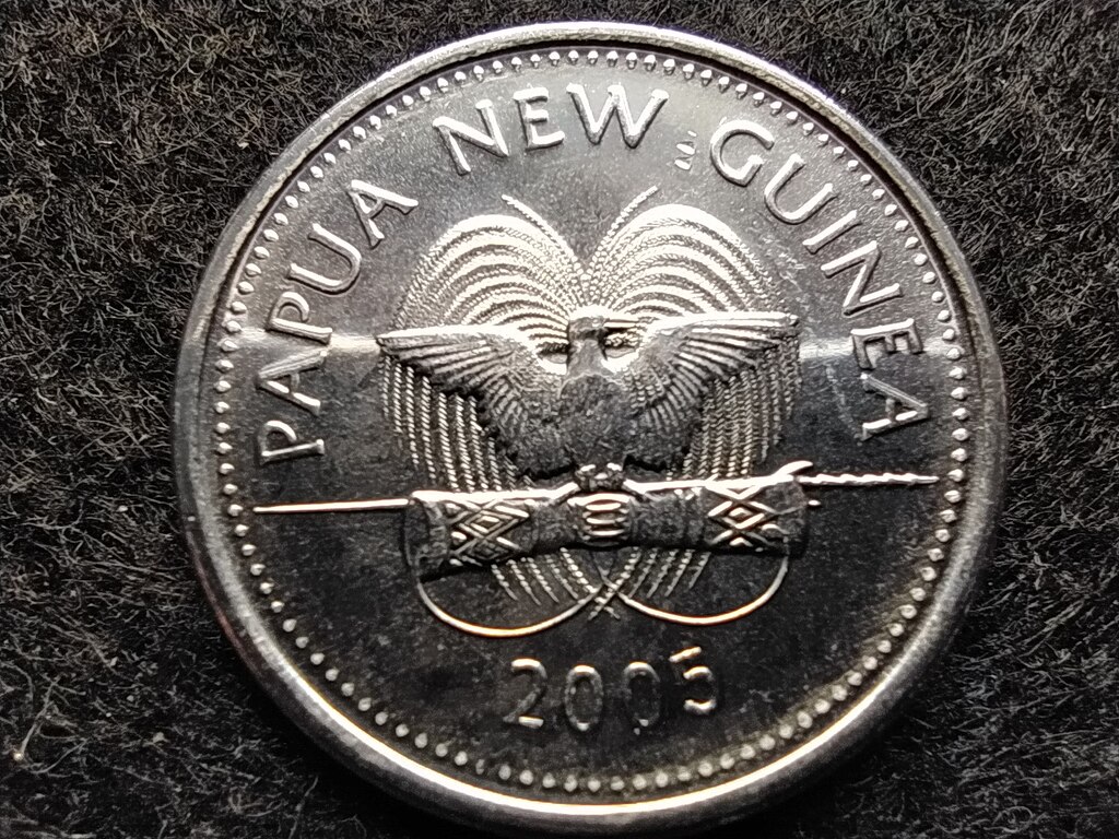 P&aacute;pua &Uacute;j-Guinea II. Erzs&eacute;bet (1975 - ) 5 toea