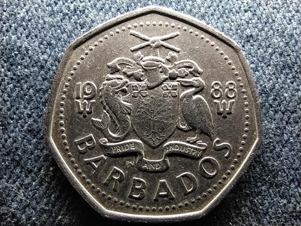 Barbados II. Erzs&eacute;bet (1966-2021) 1 Doll&aacute;r