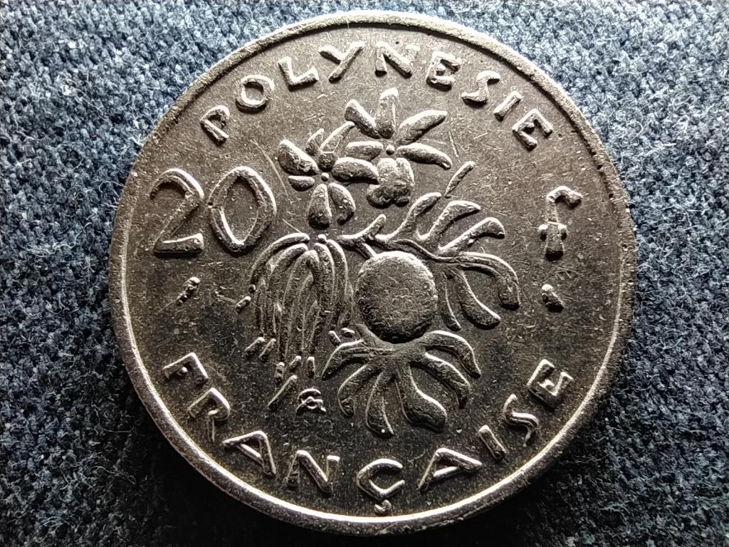 Francia Polin&eacute;zia 20 frank
