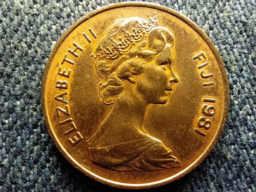 Fidzsi-szigetek II. Erzs&eacute;bet 1 cent