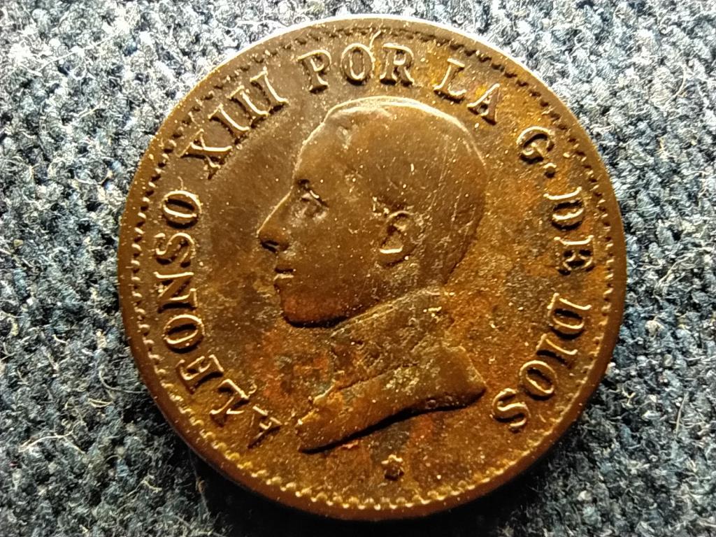 Spanyolorsz&aacute;g XIII. Alfonz (1886-1931) 1 centimo