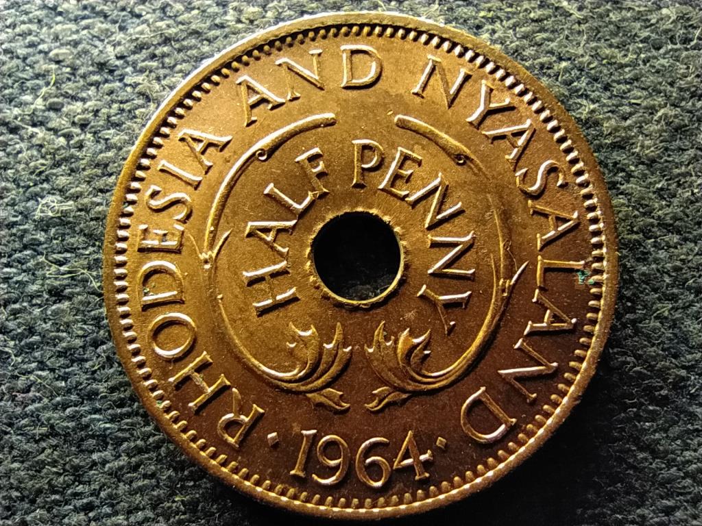 Zimbabwe II. Erzs&eacute;bet (1964-1970) 1/2 penny