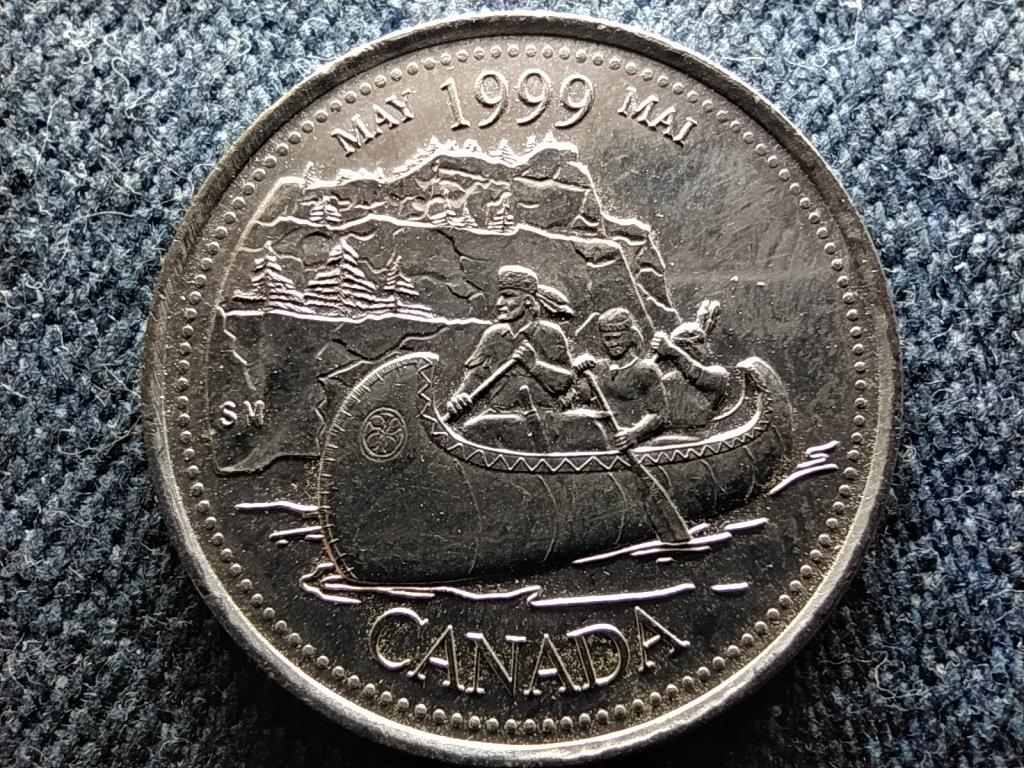 Kanada Kanada t&ouml;rt&eacute;nete a m&aacute;sodik &eacute;vezredig M&aacute;jus 25 Cent