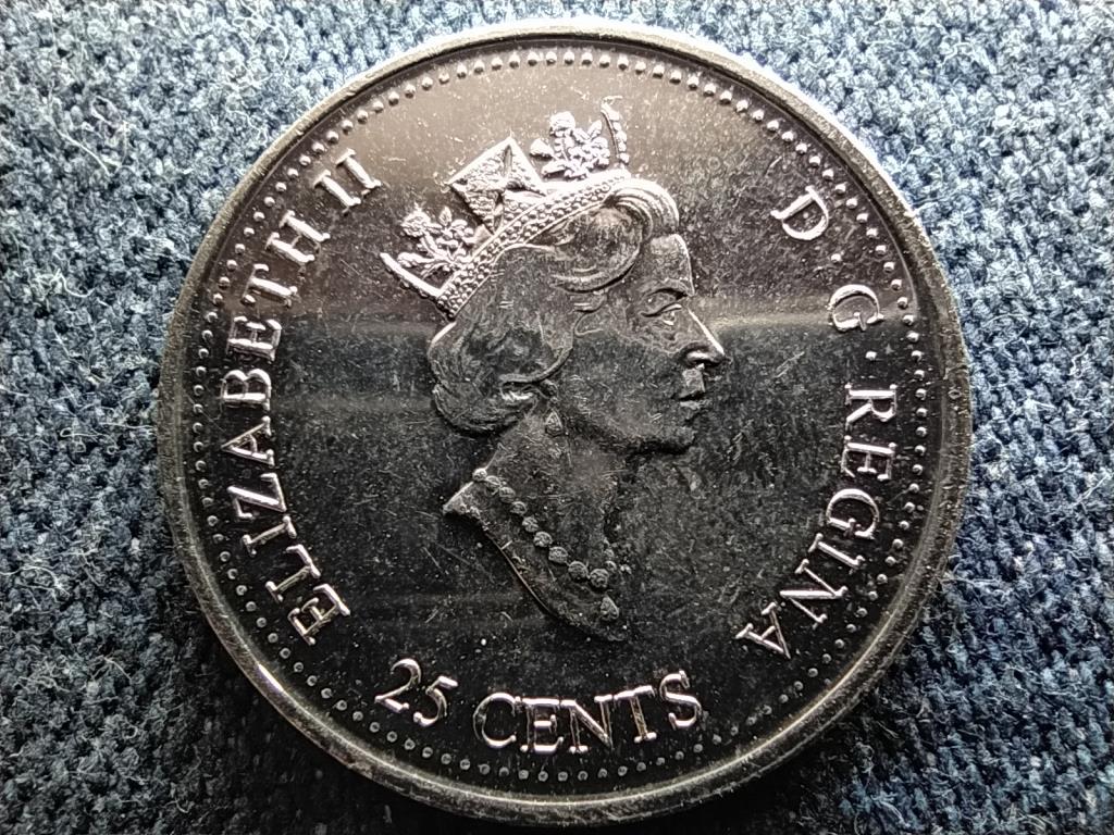 Kanada Kanada t&ouml;rt&eacute;nete a m&aacute;sodik &eacute;vezredig J&uacute;nius 25 Cent