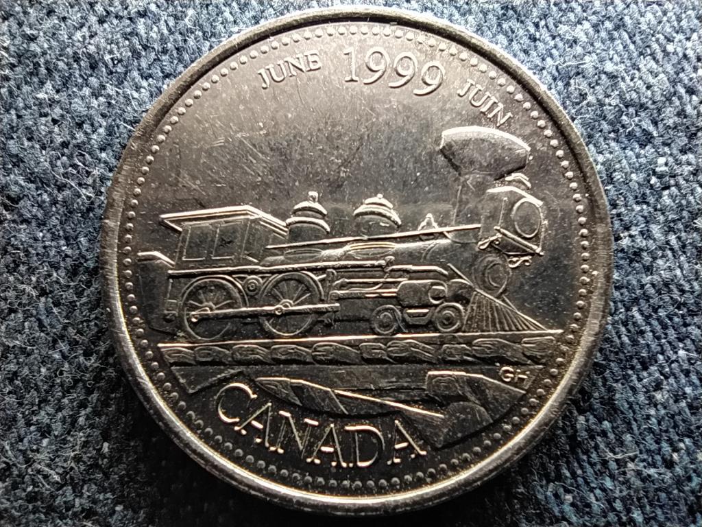 Kanada Kanada t&ouml;rt&eacute;nete a m&aacute;sodik &eacute;vezredig J&uacute;nius 25 Cent