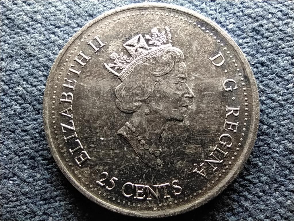 Kanada Kanada t&ouml;rt&eacute;nete a m&aacute;sodik &eacute;vezredig J&uacute;lius 25 Cent