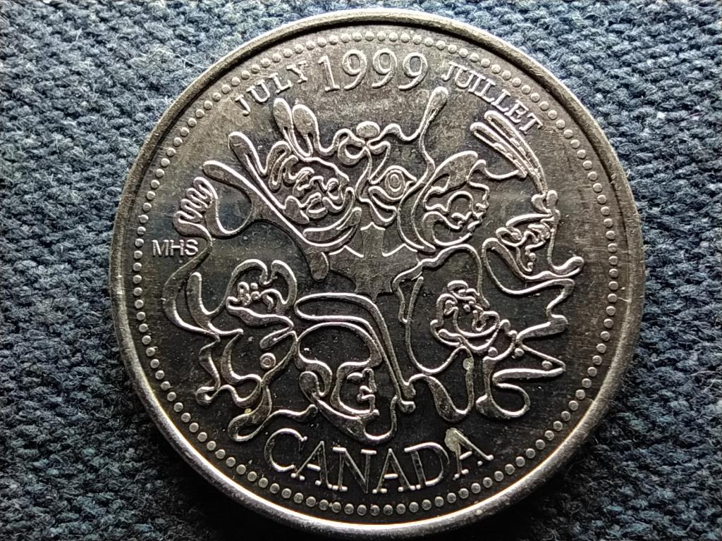 Kanada Kanada t&ouml;rt&eacute;nete a m&aacute;sodik &eacute;vezredig J&uacute;lius 25 Cent
