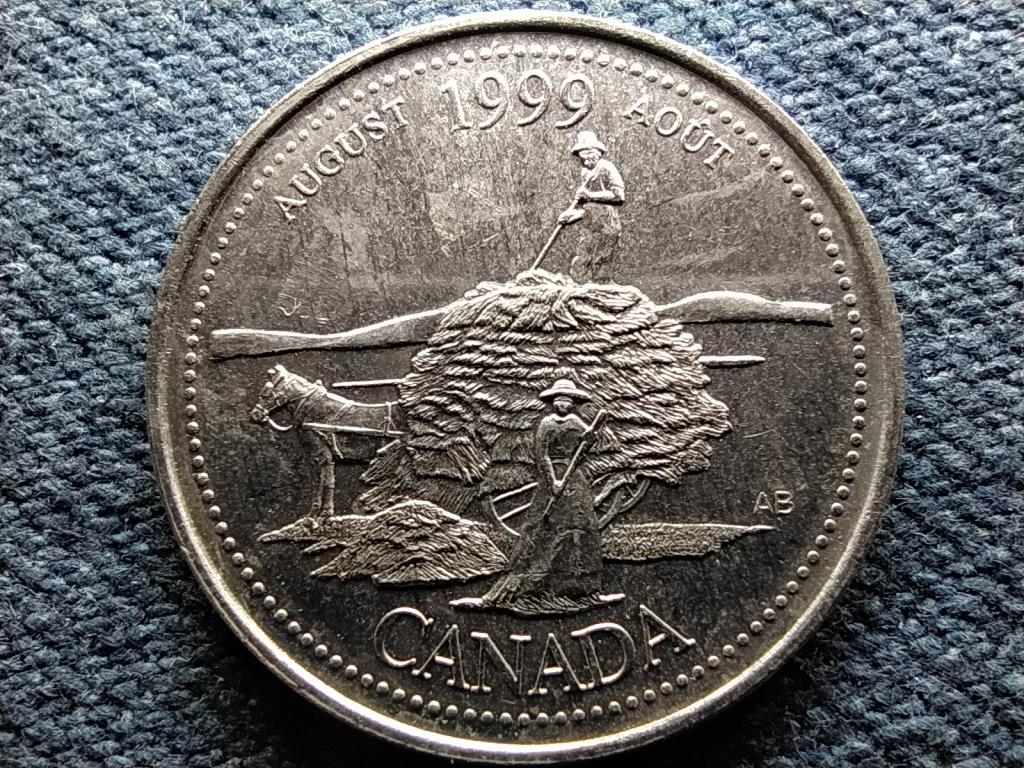 Kanada Kanada t&ouml;rt&eacute;nete a m&aacute;sodik &eacute;vezredig Augusztus 25 Cent