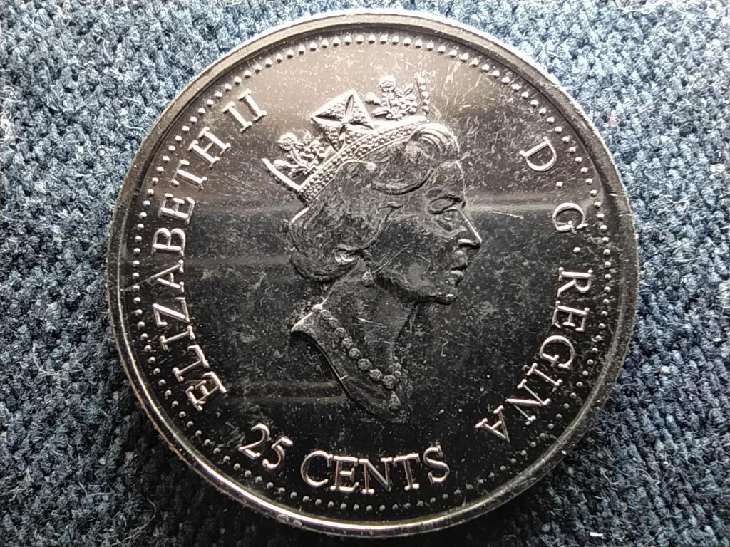 Kanada Bel&eacute;p&eacute;s a harmadik &eacute;vezredbe K&ouml;z&ouml;ss&eacute;g 25 Cent