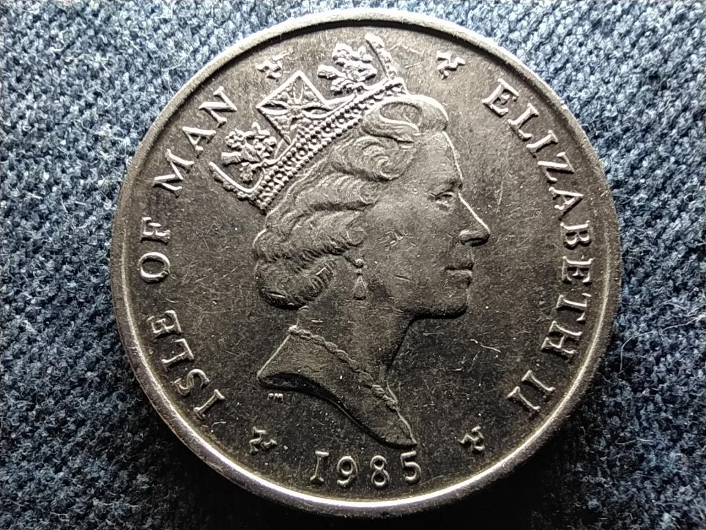 Man-sziget II. Erzs&eacute;bet 10 penny