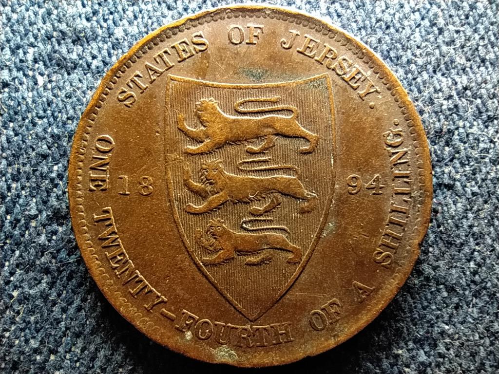 Jersey Vikt&oacute;ria (1837-1901) 1/24 shilling