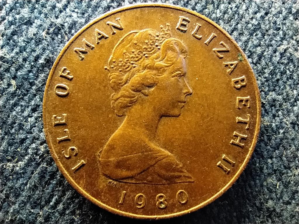 Man-sziget II. Erzs&eacute;bet 1 penny