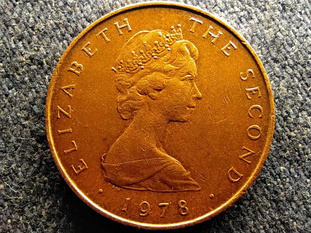 Man-sziget II. Erzs&eacute;bet 1 penny