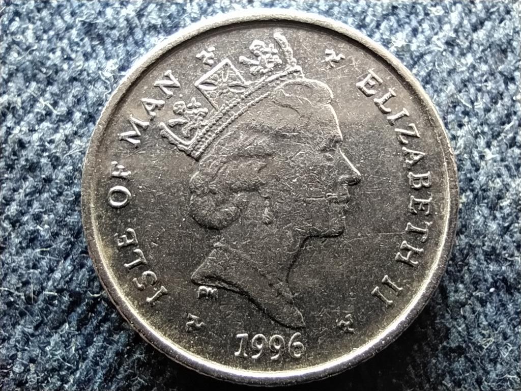 Man-sziget II. Erzs&eacute;bet 5 penny