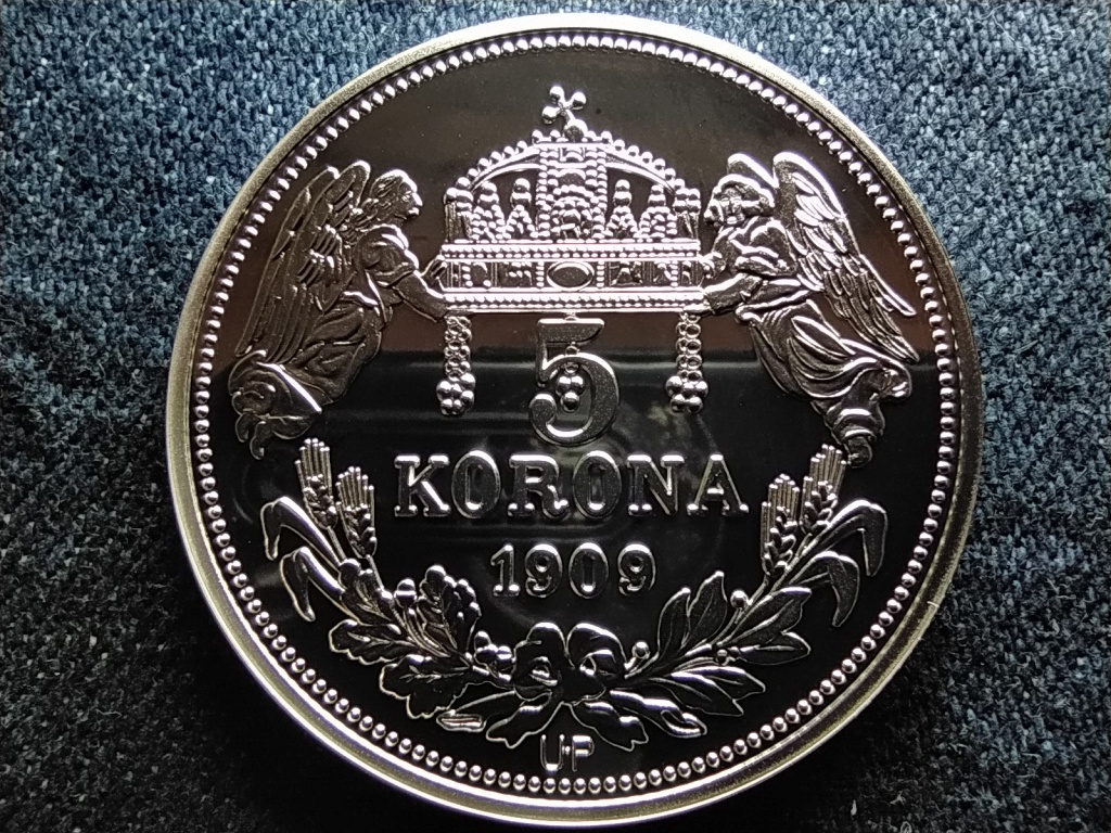 Kir&aacute;lyi Koron&aacute;k Ut&aacute;nveretben II. B&eacute;la 5 korona .999 ez&uuml;st