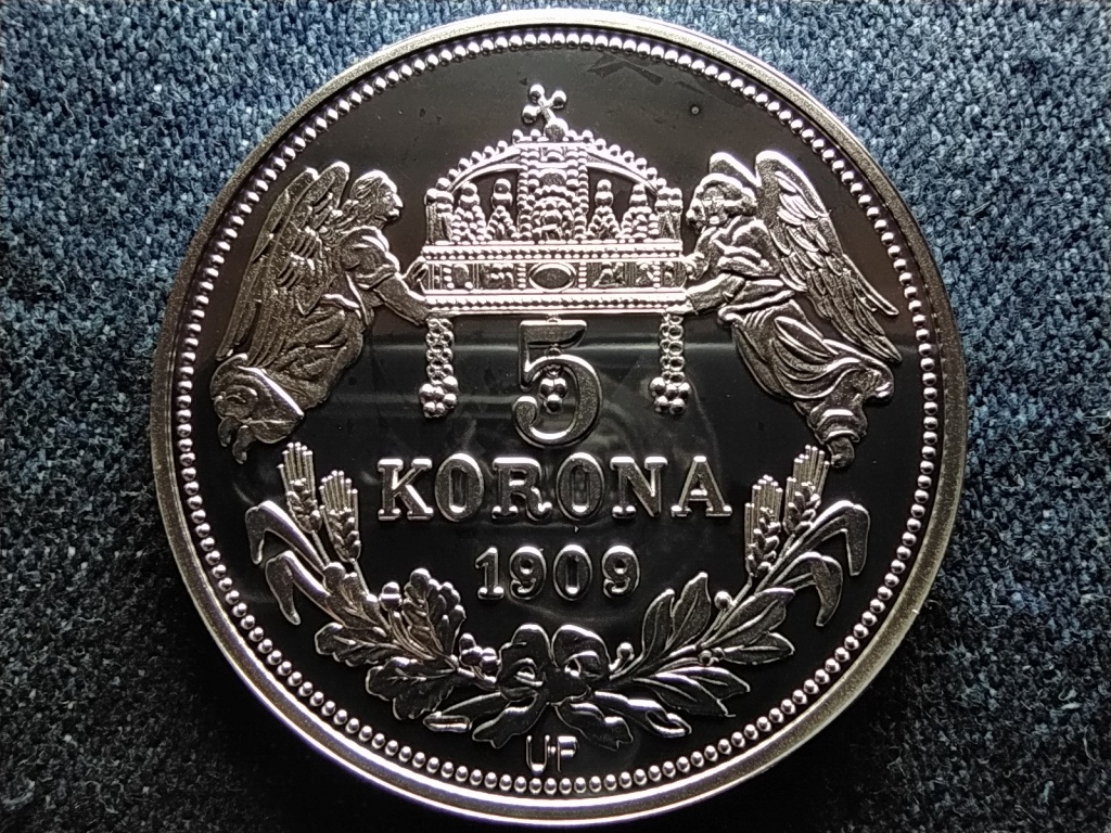 Kir&aacute;lyi Koron&aacute;k Ut&aacute;nveretben I. Andr&aacute;s 5 korona .999 ez&uuml;st