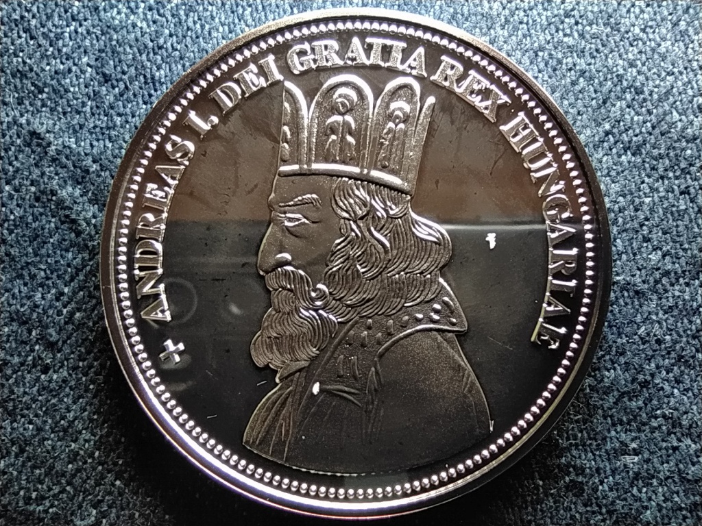 Kir&aacute;lyi Koron&aacute;k Ut&aacute;nveretben I. Andr&aacute;s 5 korona .999 ez&uuml;st