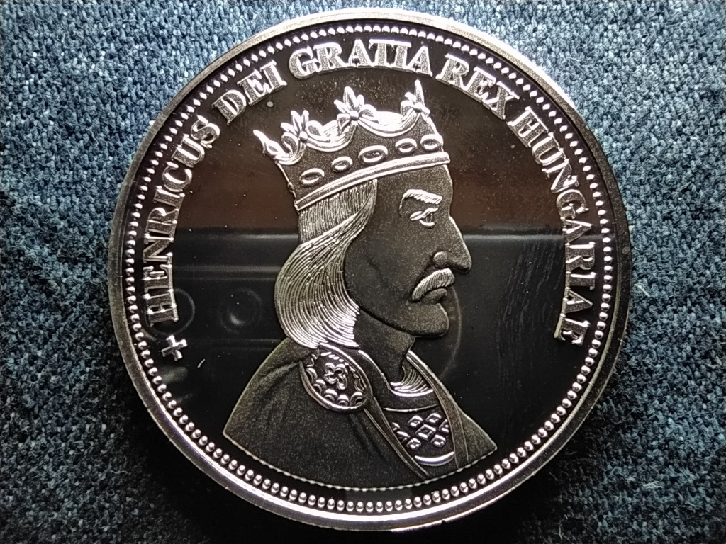 Kir&aacute;lyi Koron&aacute;k Ut&aacute;nveretben Imre 5 korona .999 ez&uuml;st