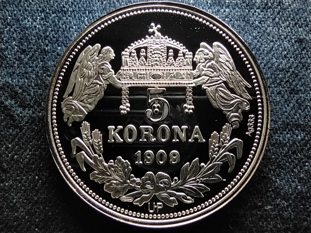 Kir&aacute;lyi Koron&aacute;k Ut&aacute;nveretben II. J&oacute;zsef 5 korona .333 ez&uuml;st