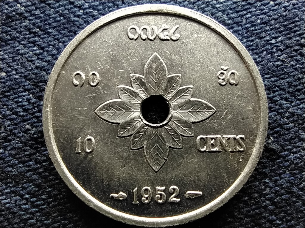 Laosz Sisavang Vong (1946-1959) 10 cent