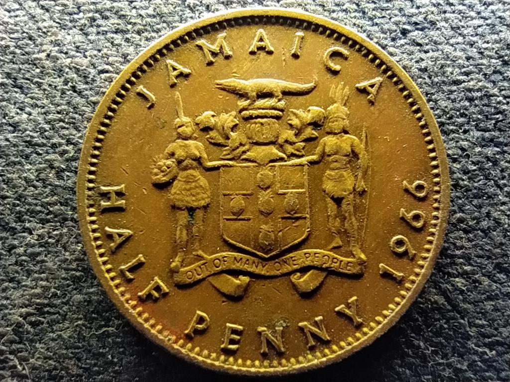 Jamaica II. Erzs&eacute;bet (1952-) 1/2 penny