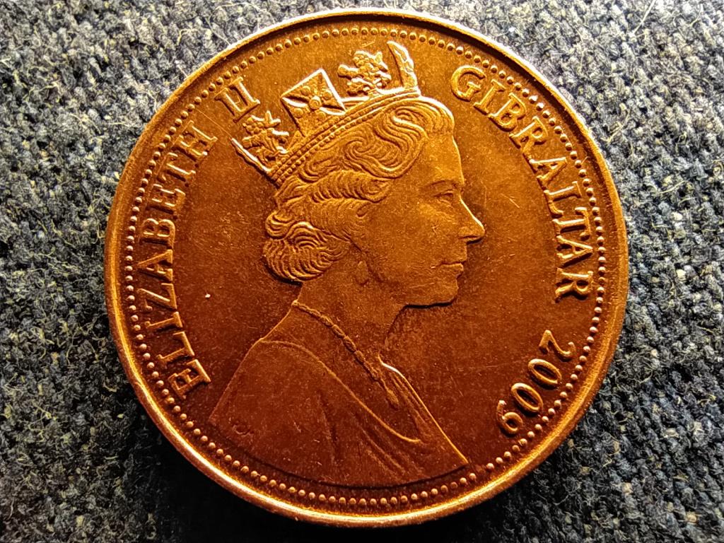 Gibralt&aacute;r A k&eacute;pviselőh&aacute;z buzog&aacute;nya 1 penny