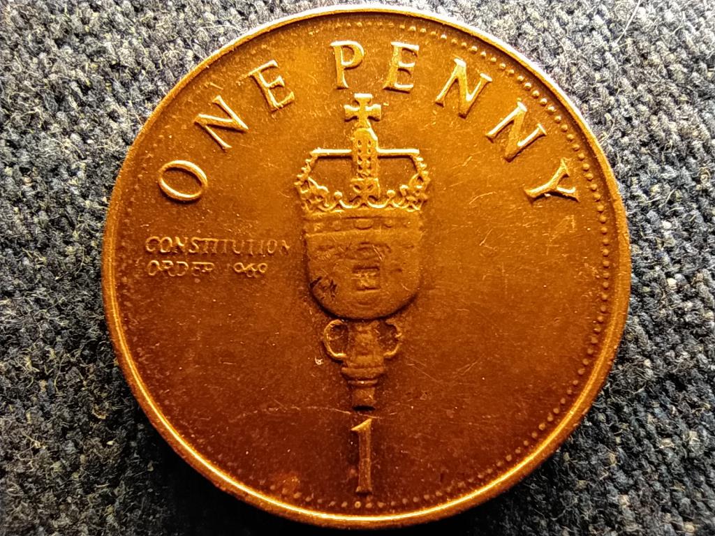 Gibralt&aacute;r A k&eacute;pviselőh&aacute;z buzog&aacute;nya 1 penny