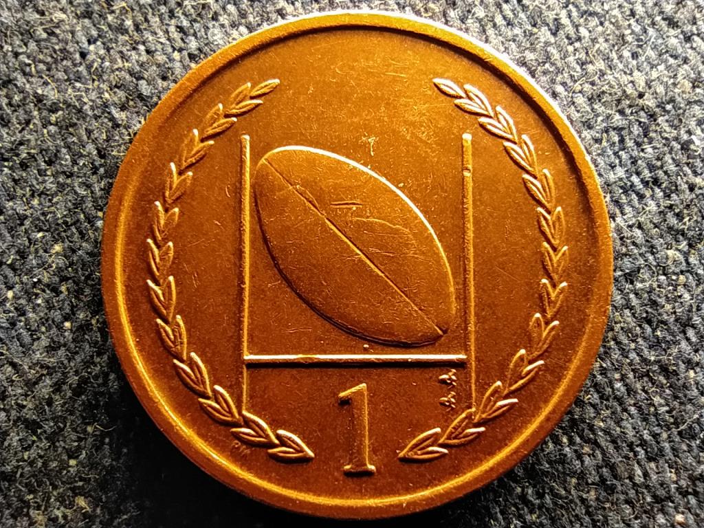 Man-sziget II. Erzs&eacute;bet R&ouml;gbi 1 penny