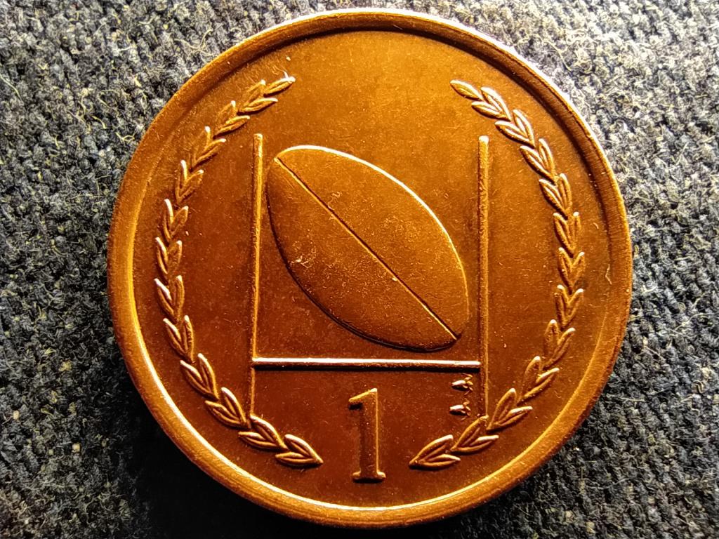 Man-sziget II. Erzs&eacute;bet R&ouml;gbi 1 penny