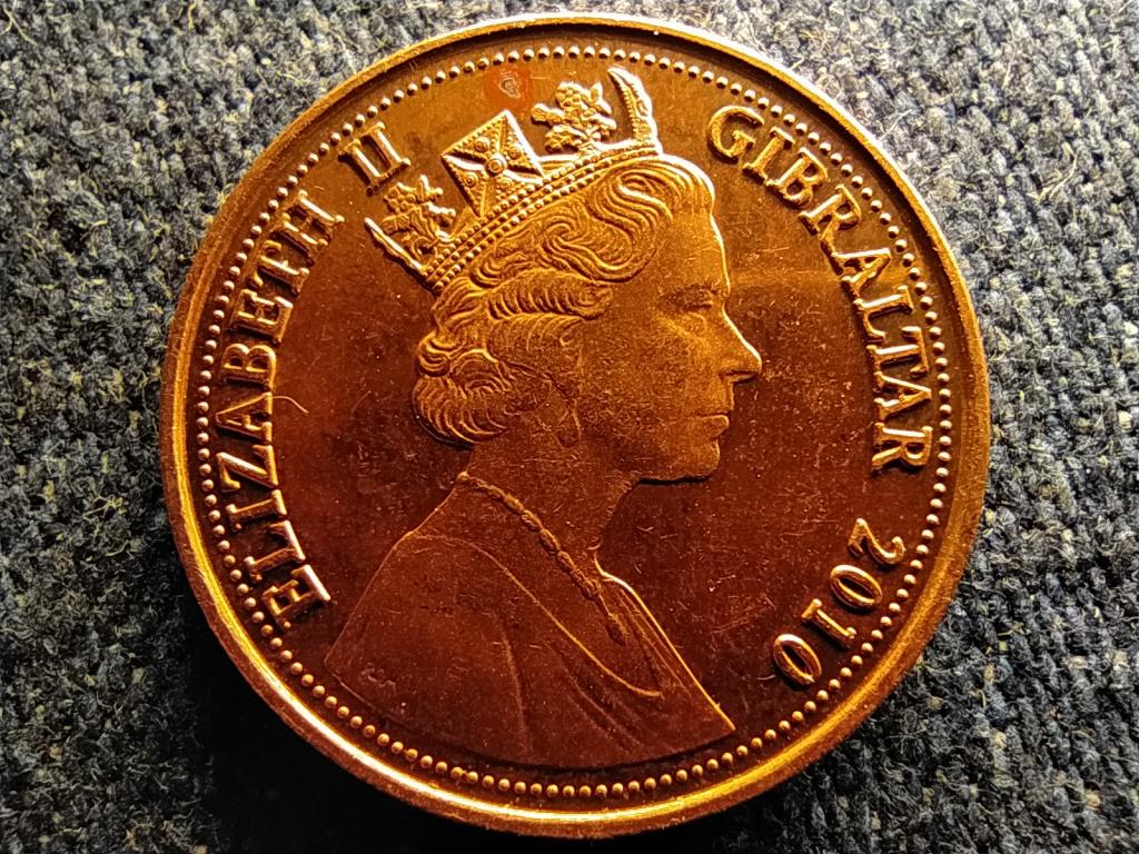 Gibralt&aacute;r II. Erzs&eacute;bet 1 penny