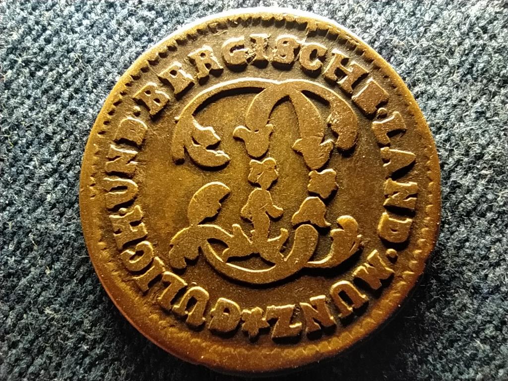 N&eacute;met &Aacute;llamok J&uuml;lich-Berg Hercegs&eacute;g K&aacute;roly Tivadar 1/2 st&uuml;ber