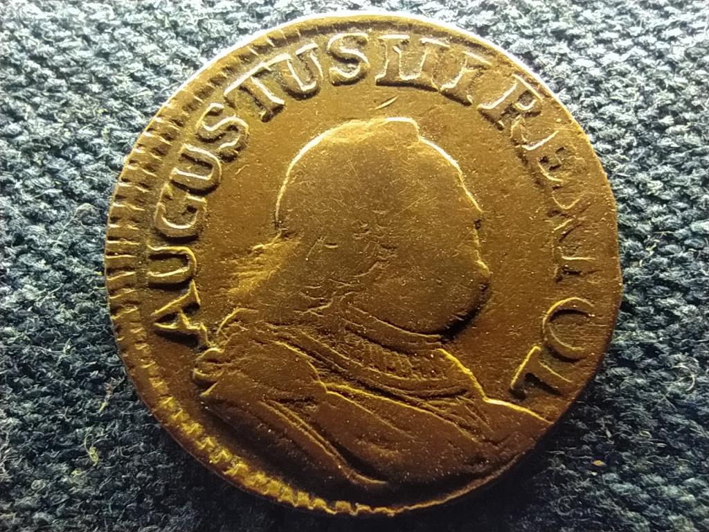 Lengyelorsz&aacute;g Lengyel-Litv&aacute;n Nemzetk&ouml;z&ouml;ss&eacute;g III. &Aacute;gost (1734-1763) 1 groszy