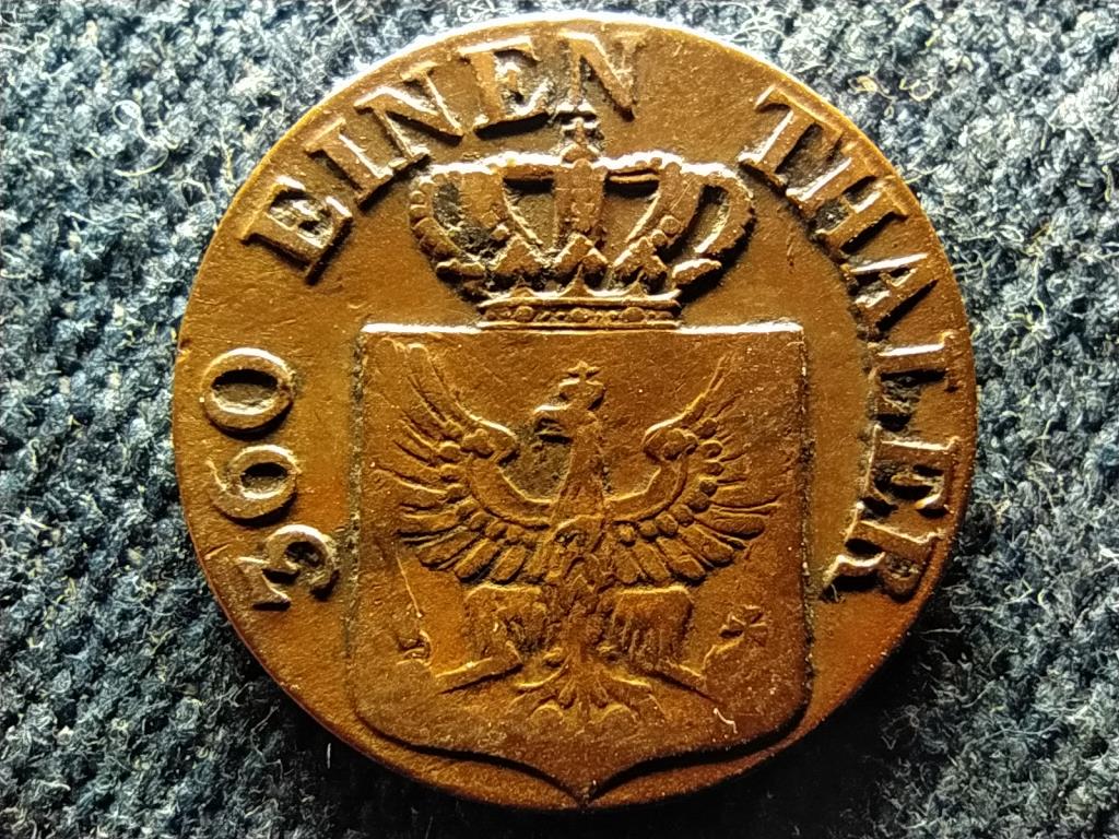 Poroszorsz&aacute;g III. Frigyes Vilmos (1797-1840) 1 Pfenning