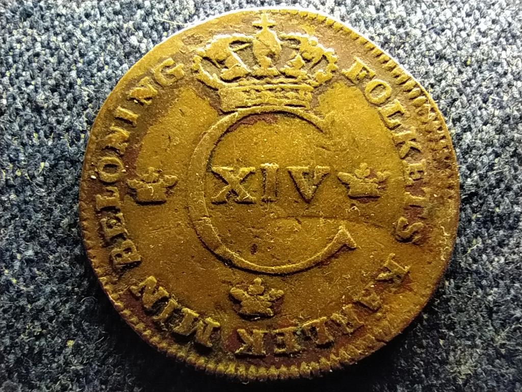 Sv&eacute;dorsz&aacute;g XIV. K&aacute;roly J&aacute;nos (1818-1844) 1/4 Skilling