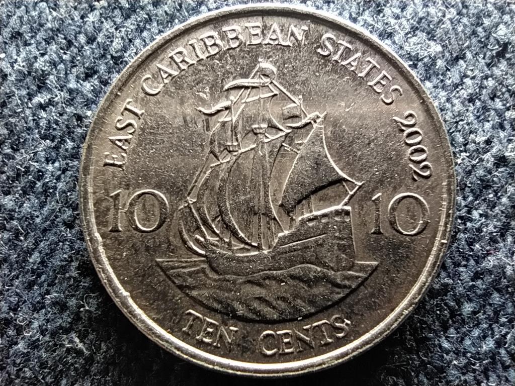 Kelet-karibi &Aacute;llamok Szervezete II. Erzs&eacute;bet 10 cent