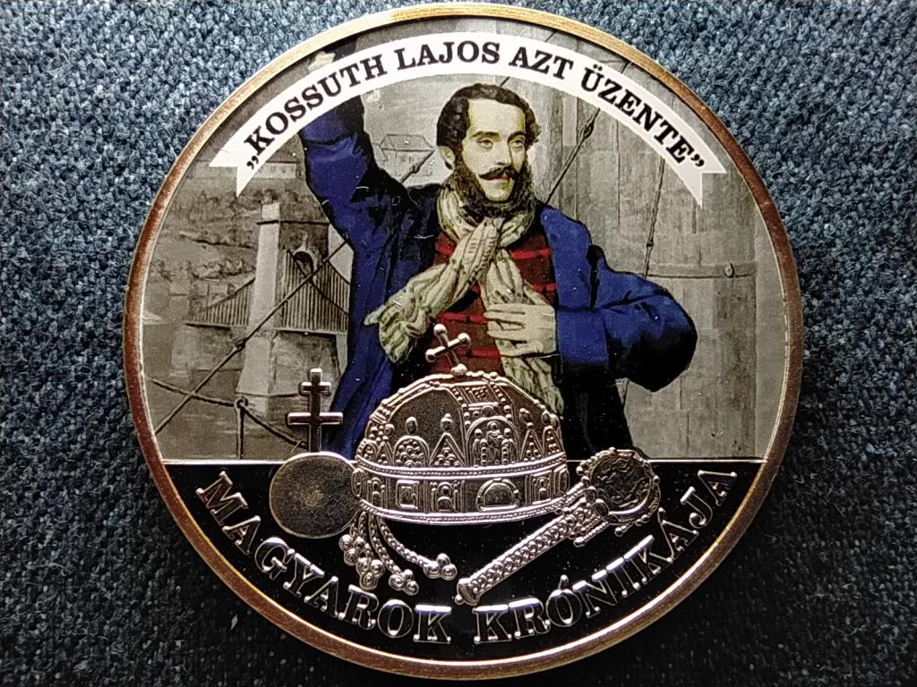 Magyarok kr&oacute;nik&aacute;ja 5 korona 1907 Kossuth Lajos azt &uuml;zente