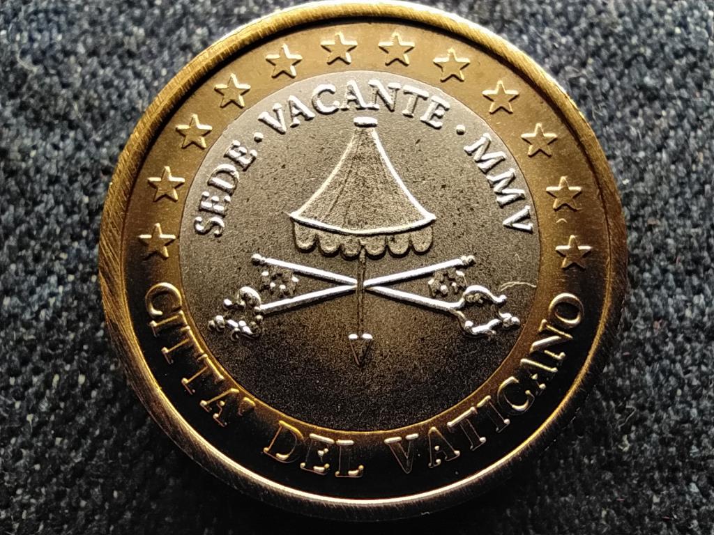 Vatik&aacute;n Fant&aacute;zia veretek Sede vacante 1 euro