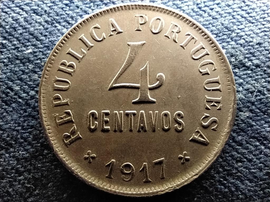 Portug&aacute;lia Első k&ouml;zt&aacute;rsas&aacute;g (1910-1926) 4 Centavos
