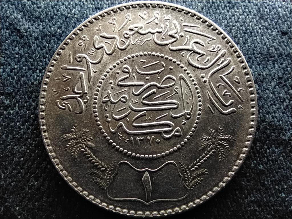 Sza&uacute;d-Ar&aacute;bia Abdulaziz bin Abdulrahman (1921-1953) .917 ez&uuml;st 1 rial