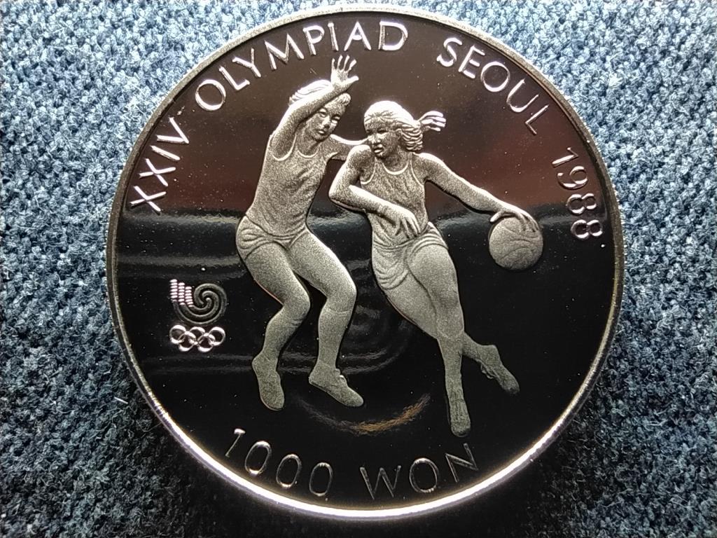 D&eacute;l-Korea Olimpiai J&aacute;t&eacute;kok Sz&ouml;ulban 1988 Kos&aacute;rlabda 1000 won
