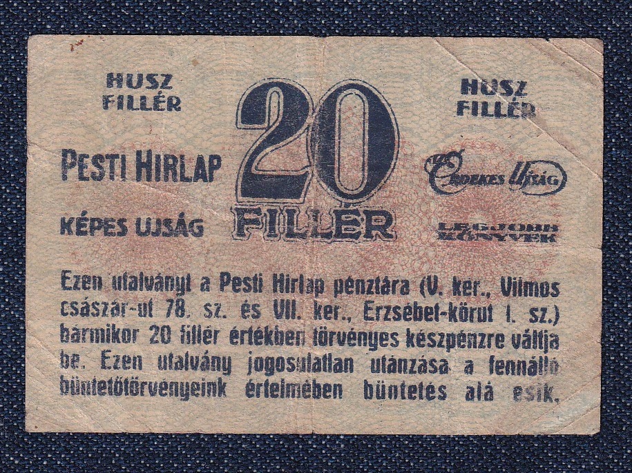 Pesti H&iacute;rlap k&eacute;pes &uacute;js&aacute;g 20 fill&eacute;r sz&uuml;ks&eacute;gp&eacute;nz