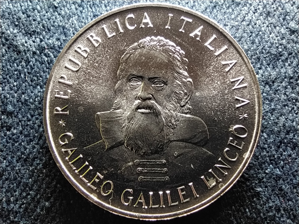 Olaszorsz&aacute;g 350 &eacute;ves Galileo Galilei mesterműve .835 ez&uuml;st 500 L&iacute;ra